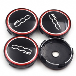 Fiat 500 60mm wheel center caps