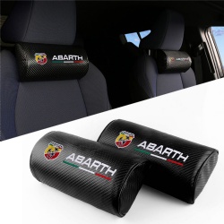 Abarth Neck Cushions Carbon Look