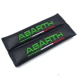 Seat belt pad For Abarth Black