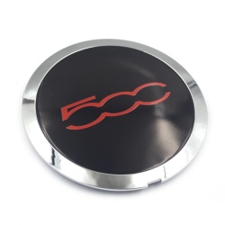 Fiat 500 133mm caps (Sliver)