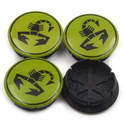 wheel center caps for abarth 50mm(Green)