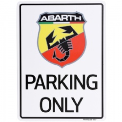 Abarth Parkig Sign