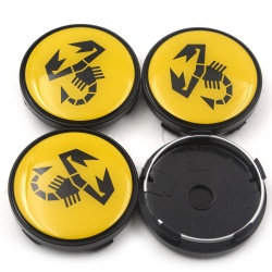 wheel center caps for abarth 60mm
