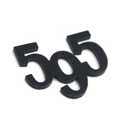 595 Sticker Black