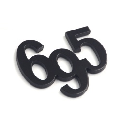 595 Sticker Black