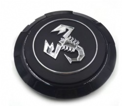 Fiat abarth 133mm caps (Black)