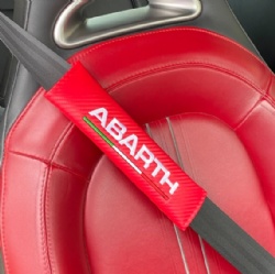 seat belt pad abarth Red